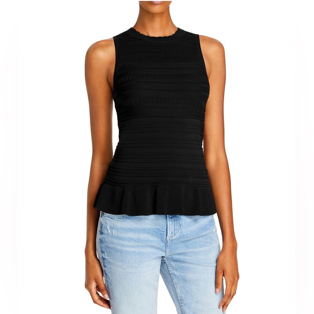 Aqua Sleeveless Knit Top
